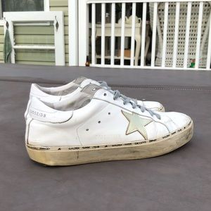 ggdb mens golden goose  superstar sneakers 11 US